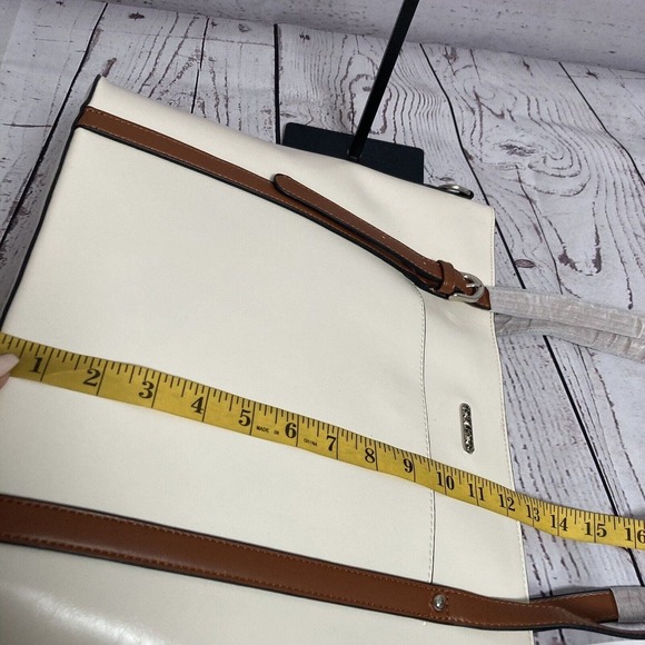 Cluci Laptop Travel Tote Bag White Padded Double Strap‎ Inner Pockets - Picture 11 of 13